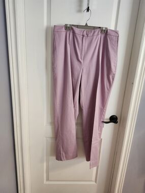 Evan Picone Lilac Straight-Leg Pants